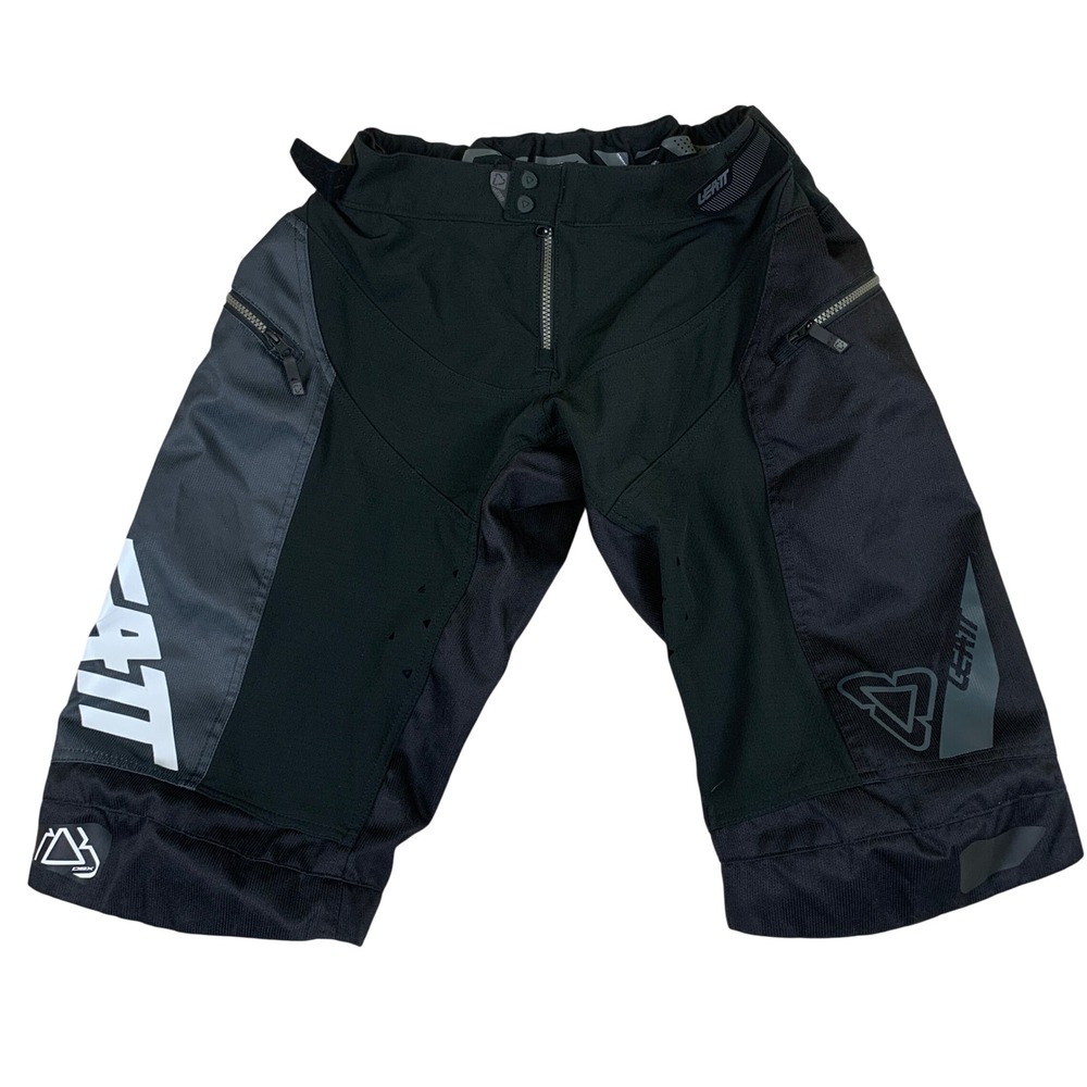 Leatt DBX 4.0 MTB Shorts Mens XXL Black Grey Mountain Bike Trail Riding Enduro